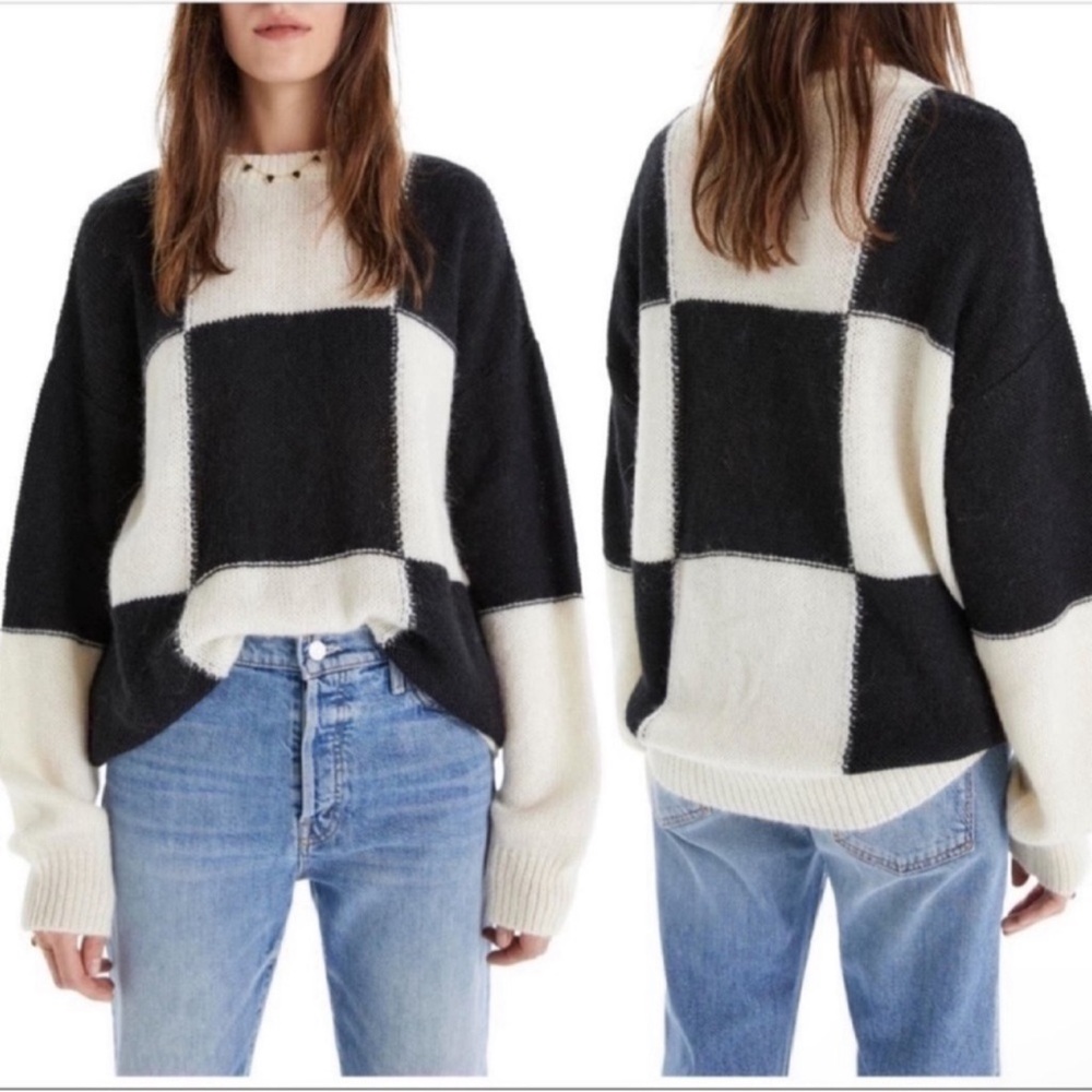 💥HP💥NWT MOTHER | The Long Drop Alpaca & Wool Blend Sweater | XS